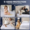 image:imageUtopia Bedding Waterproof 5Sided Mattress Protector Full Size Premium Breathable Mattress Cover Fitted Style with Stretchable Pockets White  Pack of 21
