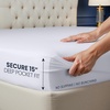 image:imageUtopia Bedding Waterproof 5Sided Mattress Protector Full Size Premium Breathable Mattress Cover Fitted Style with Stretchable Pockets White  Pack of 21