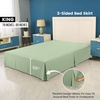 image:imageUtopia Bedding King Bed Skirt  Soft Quadruple Pleated Ruffle  Easy Fit with 16 Inch Tailored Drop  Hotel Quality Shrinkage and Fade Resistant King Sage