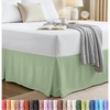image:imageUtopia Bedding King Bed Skirt  Soft Quadruple Pleated Ruffle  Easy Fit with 16 Inch Tailored Drop  Hotel Quality Shrinkage and Fade Resistant King Sage