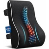 image:imageUtopia Bedding Lumbar Support Pillow for Office Chair Ergonomic Memory Foam Back Cushion with Adjustable Straps and Breathable Mesh Cover for Car Desk and Gaming Chairs  Standard Size Black