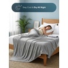 image:imageUtopia Bedding Blue Cooling Blanket King Size for Hot Sleepers QMaxgt0462 Nylon Cold Fabric Absorbs Night Sweats and Body Heat Lightweight Bed Cooling Layer Thin Summer Blankets 90x102 InchGrey