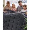 image:imageUtopia Bedding Weighted Blanket for Adults Glass Beads Heavy Blanket for Sleeping Throw XL Size 12 lbs 48 x 72 GreyGrey