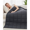 image:imageUtopia Bedding Weighted Blanket for Adults Glass Beads Heavy Blanket for Sleeping Throw XL Size 12 lbs 48 x 72 GreyGrey