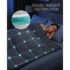 image:imageUtopia Bedding Weighted Blanket for Adults Glass Beads Heavy Blanket for Sleeping Throw XL Size 12 lbs 48 x 72 GreyGrey