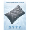 image:imageCooling Pillow Cases Nylon Cooling Fabric Pillow Covers with Envelope Closure Smooth and Cooling Pillowcase Set 2 Pack King 20 x 40 Inches GreyGrey