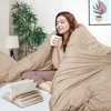image:imageUtopia Bedding Duvet Cover Queen Size  3 Piece with Zipper Closure  1 Comforter Cover 90X90 Inches amp 2 Pillow Shams 20X26 Inches Ivory Comforter Not IncludedSand