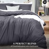 image:imageUtopia Bedding Duvet Cover Queen Size  3 Piece with Zipper Closure  1 Comforter Cover 90X90 Inches amp 2 Pillow Shams 20X26 Inches Ivory Comforter Not IncludedGrey