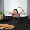 image:imageUtopia Bedding Duvet Cover Queen Size  3 Piece with Zipper Closure  1 Comforter Cover 90X90 Inches amp 2 Pillow Shams 20X26 Inches Ivory Comforter Not IncludedBlack
