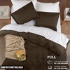 image:imageUtopia Bedding Duvet Cover Queen Size  3 Piece with Zipper Closure  1 Comforter Cover 90X90 Inches amp 2 Pillow Shams 20X26 Inches Ivory Comforter Not IncludedBrown