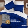 image:imageUtopia Bedding Duvet Cover Queen Size  3 Piece with Zipper Closure  1 Comforter Cover 90X90 Inches amp 2 Pillow Shams 20X26 Inches Ivory Comforter Not IncludedRoyal Blue