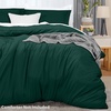 image:imageUtopia Bedding Duvet Cover Queen Size  3 Piece with Zipper Closure  1 Comforter Cover 90X90 Inches amp 2 Pillow Shams 20X26 Inches Ivory Comforter Not IncludedEmerald