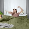 image:imageUtopia Bedding Duvet Cover Queen Size  3 Piece with Zipper Closure  1 Comforter Cover 90X90 Inches amp 2 Pillow Shams 20X26 Inches Ivory Comforter Not IncludedOlive