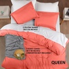 image:imageUtopia Bedding Duvet Cover Queen Size  3 Piece with Zipper Closure  1 Comforter Cover 90X90 Inches amp 2 Pillow Shams 20X26 Inches Ivory Comforter Not IncludedCoral