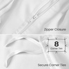 image:imageUtopia Bedding Duvet Cover Queen Size  3 Piece with Zipper Closure  1 Comforter Cover 90X90 Inches amp 2 Pillow Shams 20X26 Inches Ivory Comforter Not IncludedWhite