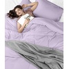 image:imageUtopia Bedding Duvet Cover Queen Size  3 Piece with Zipper Closure  1 Comforter Cover 90X90 Inches amp 2 Pillow Shams 20X26 Inches Ivory Comforter Not IncludedLavender