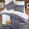 image:imageUtopia Bedding Duvet Cover Queen Size  3 Piece with Zipper Closure  1 Comforter Cover 90X90 Inches amp 2 Pillow Shams 20X26 Inches Ivory Comforter Not IncludedGrey