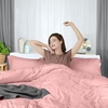 image:imageUtopia Bedding Duvet Cover Queen Size  3 Piece with Zipper Closure  1 Comforter Cover 90X90 Inches amp 2 Pillow Shams 20X26 Inches Ivory Comforter Not IncludedPink