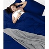 image:imageUtopia Bedding Duvet Cover Queen Size  3 Piece with Zipper Closure  1 Comforter Cover 90X90 Inches amp 2 Pillow Shams 20X26 Inches Ivory Comforter Not IncludedRoyal Blue