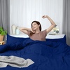 image:imageUtopia Bedding Duvet Cover Queen Size  3 Piece with Zipper Closure  1 Comforter Cover 90X90 Inches amp 2 Pillow Shams 20X26 Inches Ivory Comforter Not IncludedRoyal Blue