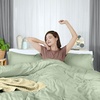 image:imageUtopia Bedding Duvet Cover Queen Size  3 Piece with Zipper Closure  1 Comforter Cover 90X90 Inches amp 2 Pillow Shams 20X26 Inches Ivory Comforter Not IncludedSage