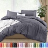 image:imageUtopia Bedding Duvet Cover Queen Size  3 Piece with Zipper Closure  1 Comforter Cover 90X90 Inches amp 2 Pillow Shams 20X26 Inches Ivory Comforter Not IncludedGrey