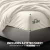 image:imageUtopia Bedding Duvet Cover Queen Size  3 Piece with Zipper Closure  1 Comforter Cover 90X90 Inches amp 2 Pillow Shams 20X26 Inches Ivory Comforter Not IncludedIvory