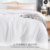 image:imageUtopia Bedding Duvet Cover Queen Size  3 Piece with Zipper Closure  1 Comforter Cover 90X90 Inches amp 2 Pillow Shams 20X26 Inches Ivory Comforter Not IncludedWhite