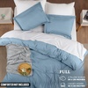 image:imageUtopia Bedding Duvet Cover Queen Size  3 Piece with Zipper Closure  1 Comforter Cover 90X90 Inches amp 2 Pillow Shams 20X26 Inches Ivory Comforter Not IncludedDutch Blue