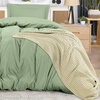 image:imageUtopia Bedding Duvet Cover Queen Size  3 Piece with Zipper Closure  1 Comforter Cover 90X90 Inches amp 2 Pillow Shams 20X26 Inches Ivory Comforter Not IncludedSage