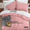 image:imageUtopia Bedding Duvet Cover Queen Size  3 Piece with Zipper Closure  1 Comforter Cover 90X90 Inches amp 2 Pillow Shams 20X26 Inches Ivory Comforter Not IncludedPink