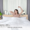 image:imageUtopia Bedding Duvet Cover Queen Size  3 Piece with Zipper Closure  1 Comforter Cover 90X90 Inches amp 2 Pillow Shams 20X26 Inches Ivory Comforter Not IncludedWhite