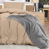 image:imageUtopia Bedding Duvet Cover Queen Size  3 Piece with Zipper Closure  1 Comforter Cover 90X90 Inches amp 2 Pillow Shams 20X26 Inches Ivory Comforter Not IncludedSand