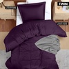 image:imageUtopia Bedding Duvet Cover Queen Size  3 Piece with Zipper Closure  1 Comforter Cover 90X90 Inches amp 2 Pillow Shams 20X26 Inches Ivory Comforter Not IncludedPurple