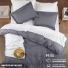 image:imageUtopia Bedding Duvet Cover Queen Size  3 Piece with Zipper Closure  1 Comforter Cover 90X90 Inches amp 2 Pillow Shams 20X26 Inches Ivory Comforter Not IncludedGrey