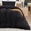 image:imageUtopia Bedding Duvet Cover Queen Size  3 Piece with Zipper Closure  1 Comforter Cover 90X90 Inches amp 2 Pillow Shams 20X26 Inches Ivory Comforter Not IncludedBlack