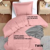 image:imageUtopia Bedding Duvet Cover Queen Size  3 Piece with Zipper Closure  1 Comforter Cover 90X90 Inches amp 2 Pillow Shams 20X26 Inches Ivory Comforter Not IncludedPink