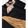 image:imageUtopia Bedding Duvet Cover Queen Size  3 Piece with Zipper Closure  1 Comforter Cover 90X90 Inches amp 2 Pillow Shams 20X26 Inches Ivory Comforter Not IncludedBlack