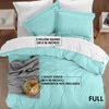 image:imageUtopia Bedding Duvet Cover Queen Size  3 Piece with Zipper Closure  1 Comforter Cover 90X90 Inches amp 2 Pillow Shams 20X26 Inches Ivory Comforter Not IncludedSpa Blue