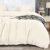 image:imageUtopia Bedding Duvet Cover Queen Size  3 Piece with Zipper Closure  1 Comforter Cover 90X90 Inches amp 2 Pillow Shams 20X26 Inches Ivory Comforter Not IncludedIvory