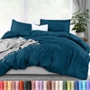 image:imageUtopia Bedding Duvet Cover Queen Size  3 Piece with Zipper Closure  1 Comforter Cover 90X90 Inches amp 2 Pillow Shams 20X26 Inches Ivory Comforter Not IncludedBlue Heaven
