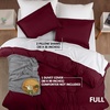 image:imageUtopia Bedding Duvet Cover Queen Size  3 Piece with Zipper Closure  1 Comforter Cover 90X90 Inches amp 2 Pillow Shams 20X26 Inches Ivory Comforter Not IncludedBurgundy