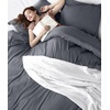 image:imageUtopia Bedding Duvet Cover Queen Size  3 Piece with Zipper Closure  1 Comforter Cover 90X90 Inches amp 2 Pillow Shams 20X26 Inches Ivory Comforter Not IncludedGrey