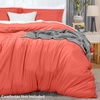 image:imageUtopia Bedding Duvet Cover Queen Size  3 Piece with Zipper Closure  1 Comforter Cover 90X90 Inches amp 2 Pillow Shams 20X26 Inches Ivory Comforter Not IncludedCoral
