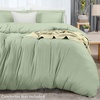 image:imageUtopia Bedding Duvet Cover Queen Size  3 Piece with Zipper Closure  1 Comforter Cover 90X90 Inches amp 2 Pillow Shams 20X26 Inches Ivory Comforter Not IncludedSage