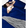image:imageUtopia Bedding Duvet Cover Queen Size  3 Piece with Zipper Closure  1 Comforter Cover 90X90 Inches amp 2 Pillow Shams 20X26 Inches Ivory Comforter Not IncludedRoyal Blue