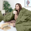 image:imageUtopia Bedding Duvet Cover Queen Size  3 Piece with Zipper Closure  1 Comforter Cover 90X90 Inches amp 2 Pillow Shams 20X26 Inches Ivory Comforter Not IncludedOlive