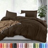 image:imageUtopia Bedding Duvet Cover Queen Size  3 Piece with Zipper Closure  1 Comforter Cover 90X90 Inches amp 2 Pillow Shams 20X26 Inches Ivory Comforter Not IncludedBrown