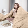 image:imageUtopia Bedding Duvet Cover Queen Size  3 Piece with Zipper Closure  1 Comforter Cover 90X90 Inches amp 2 Pillow Shams 20X26 Inches Ivory Comforter Not IncludedBeige