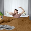 image:imageUtopia Bedding Duvet Cover Queen Size  3 Piece with Zipper Closure  1 Comforter Cover 90X90 Inches amp 2 Pillow Shams 20X26 Inches Ivory Comforter Not IncludedMocha